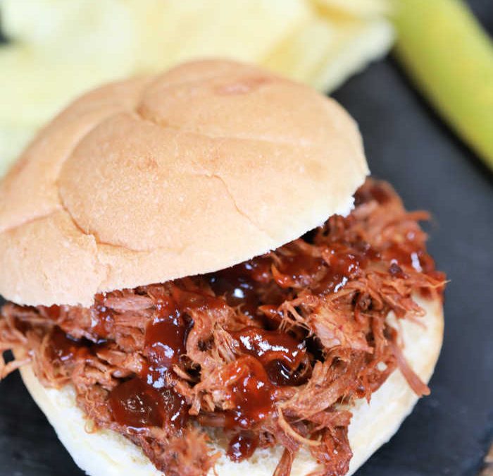 Instant pot Chipotle BBQ Beef Sandwiches