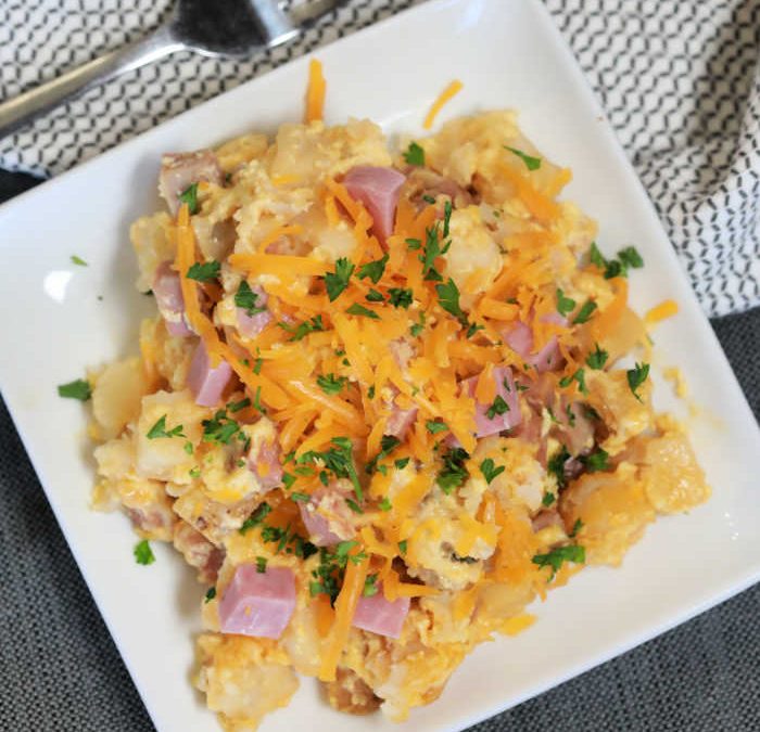 Instant pot Cheese Potatoes and Ham