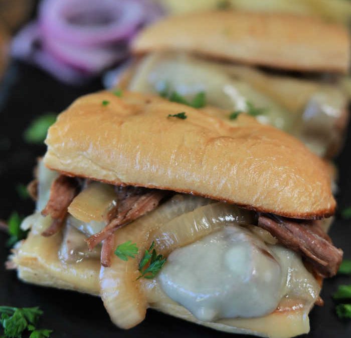 Instant Pot French Onion Beef Sandwiches