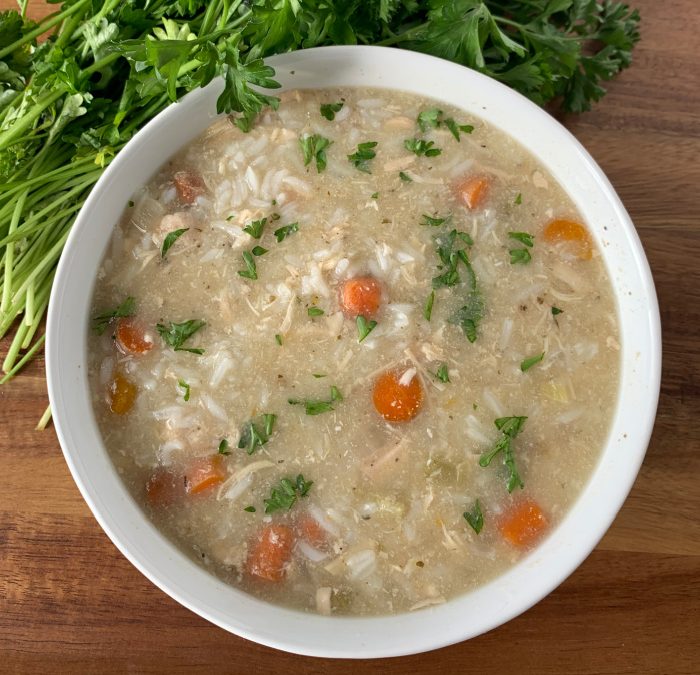 Crock Pot Italian Chicken and Rice Soup