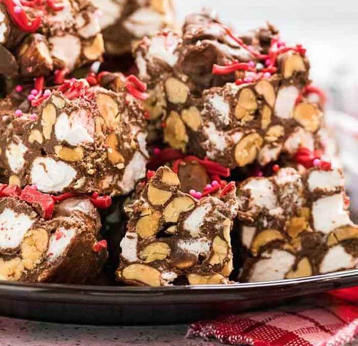 Valentine’s Day Rocky Road Candy