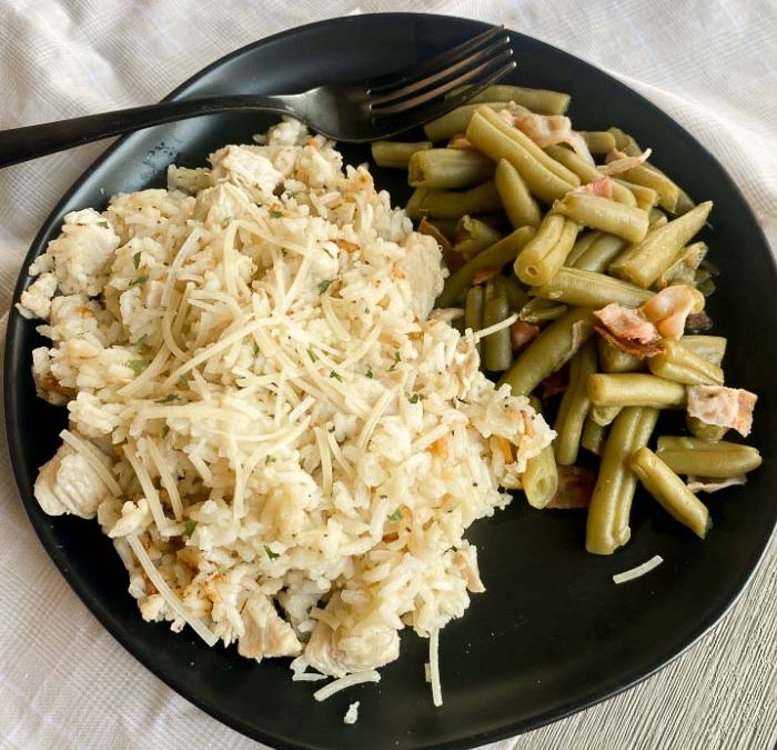 Instant Pot Creamy Parmesan Chicken and Rice
