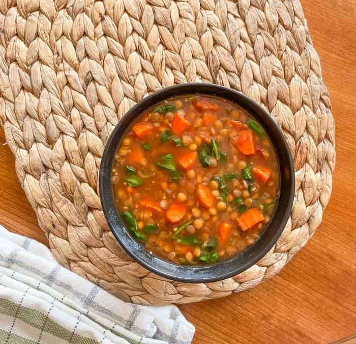 Instant Pot Vegetable Lentil Soup