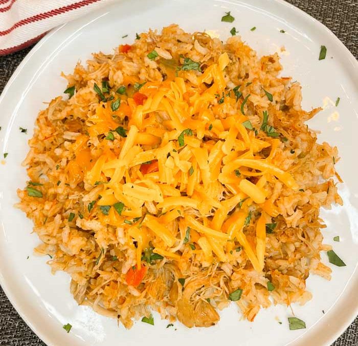Instant pot Easy Mexican Chicken with Rice