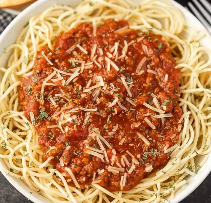 Instant Pot Easy Sausage Spaghetti Sauce