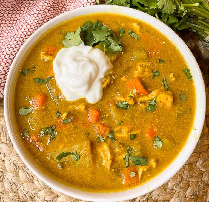 Instant Pot Chicken Curry Soup