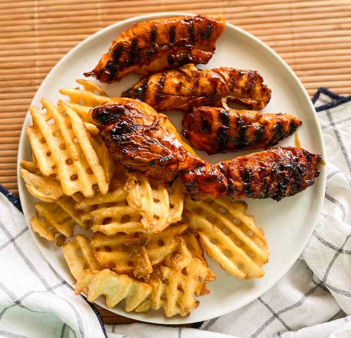 Instant Pot Kickin’ Chicken Tenders and Fries (GRILLING OPTION!)