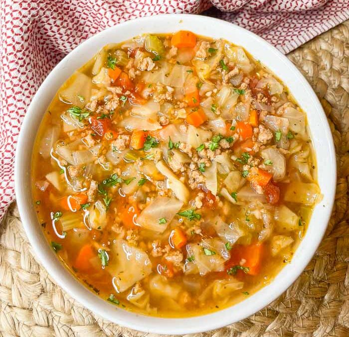 Crock Pot Turkey Cabbage Soup