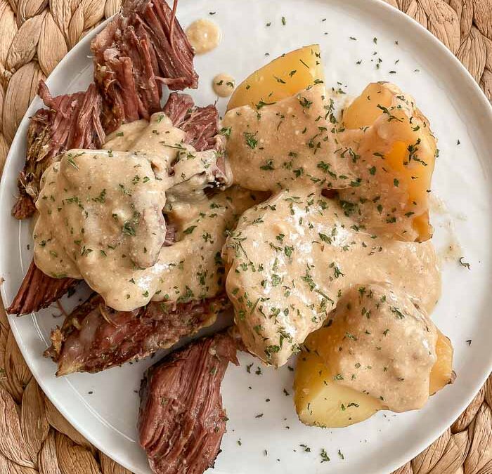 Crock Pot Creamy Ranch Roast with Potatoes