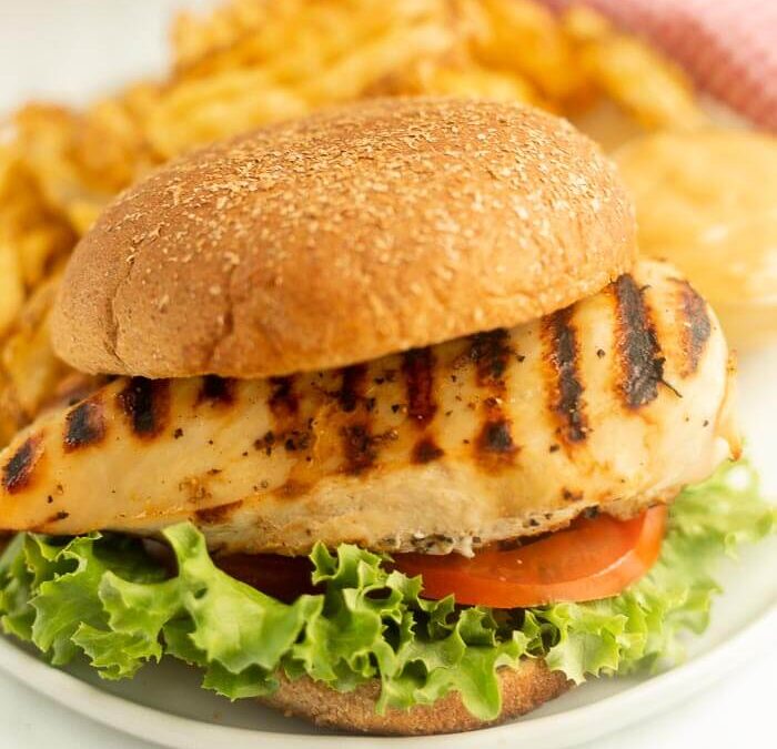 Instant Pot Chick-fil-a Grilled Chicken Sandwich (GRILLING OPTION!)