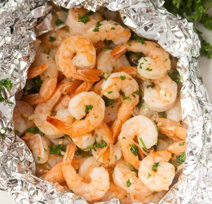 Grilled Shrimp Foil Packet