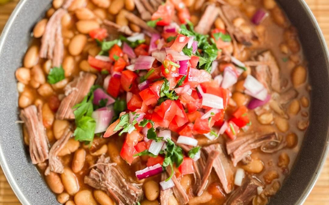 Instant Pot Loaded Spicy Pinto Beans