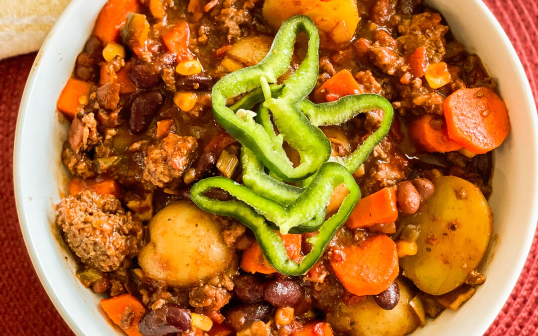 Crock Pot Chili Con Carne with Potatoes