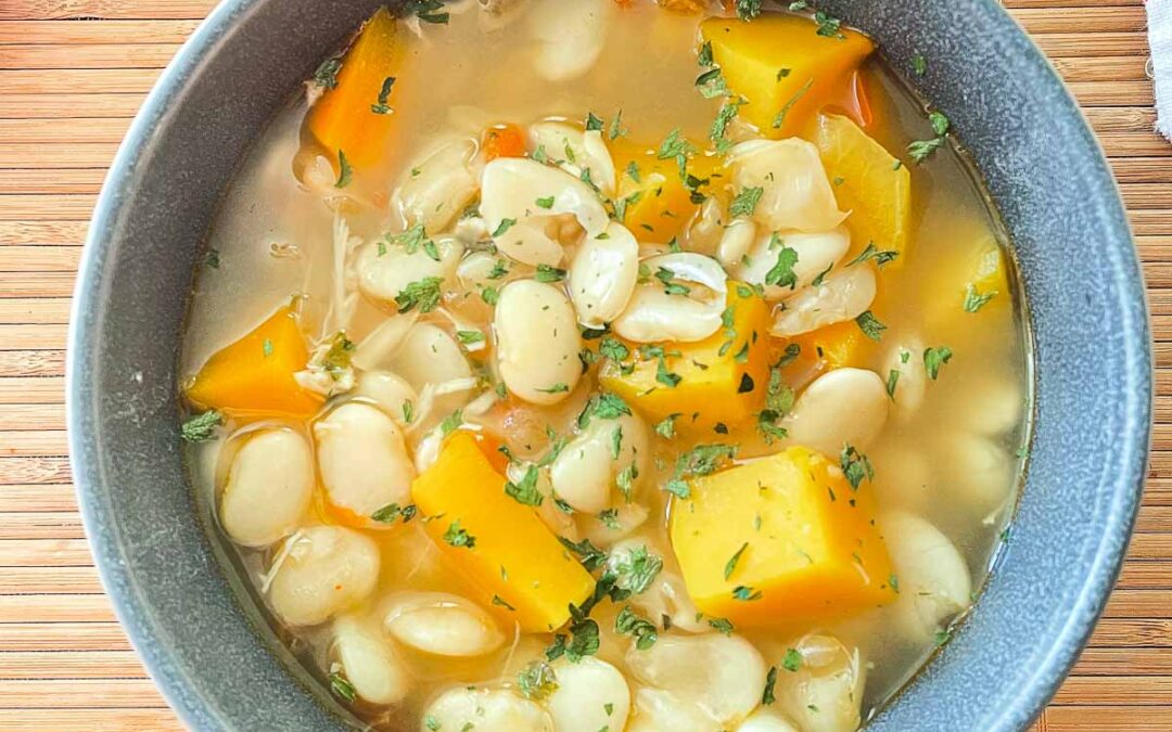 Instant Pot White Bean & Butternut Squash Soup