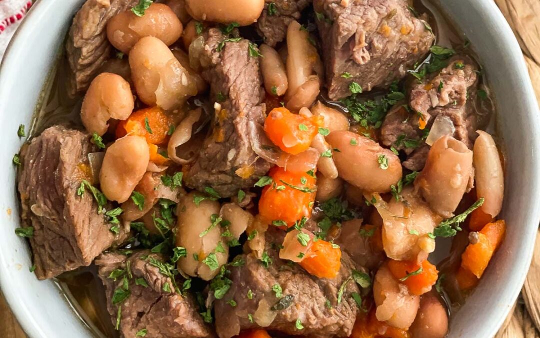Instant Pot Beef and Bean Stew